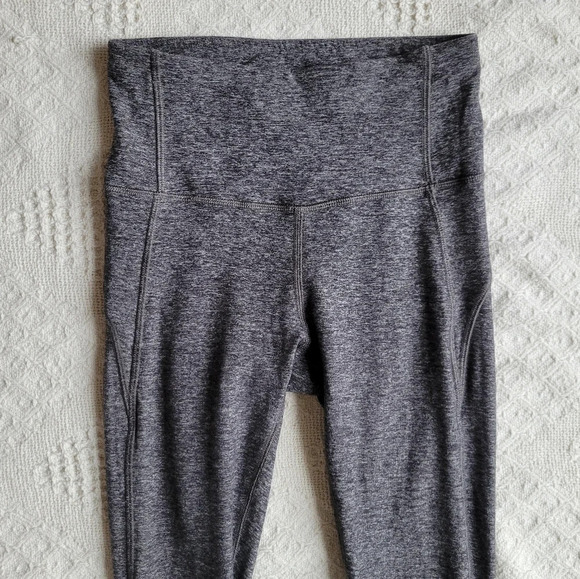 Lululemon Rush Hour Tight Heathered Black - Picture 4 of 11